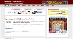 Desktop Screenshot of dividend-growth-stocks.com