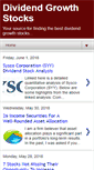 Mobile Screenshot of dividend-growth-stocks.com
